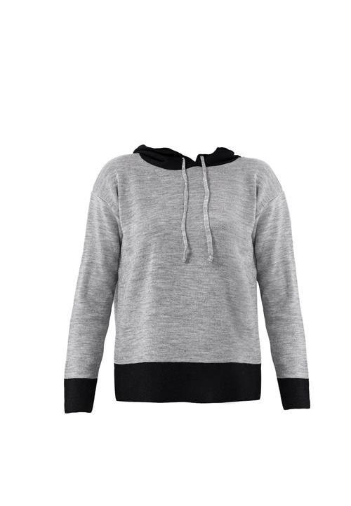 Se Jimmy Sanders Pullover  grå-meleret / sort ved About You