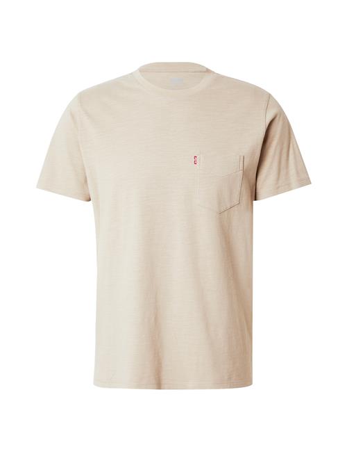 LEVI'S ® Bluser & t-shirts 'SS Classic Pocket Tee'  beige / rød / hvid