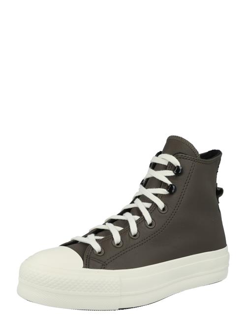 CONVERSE Sneaker high 'CHUCK TAYLOR ALL STAR LIFT'  mudderfarvet / hvid