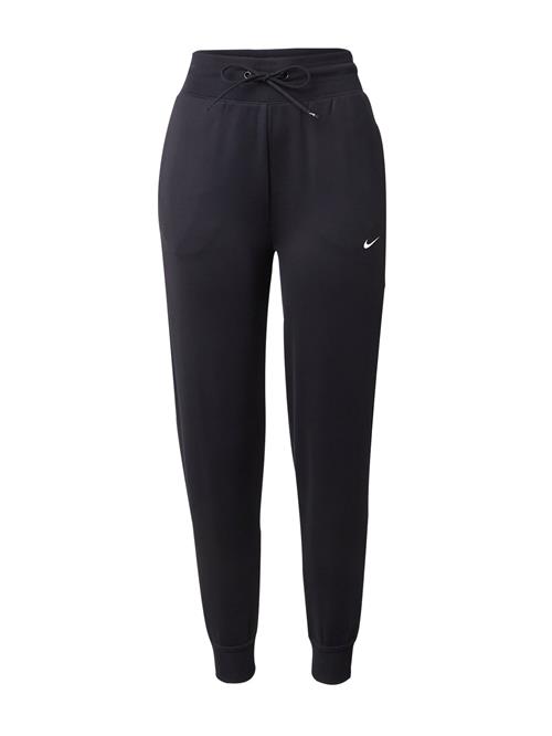 NIKE Sportsbukser 'One'  sort / hvid