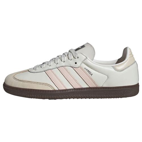 Se ADIDAS ORIGINALS Sneaker low 'Samba'  creme / lyserød / hvid ved About You