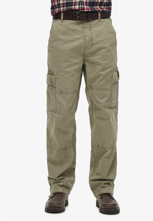 Superdry Baggy Cargo Pants Mand Olive Khaki Cargo Bukser Str 30/32 - hos Magasin