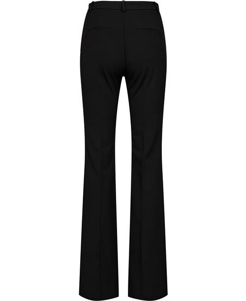 MANGO Highwaist Flared Trousers Kvinde Black Bukser Str 40 - hos Magasin