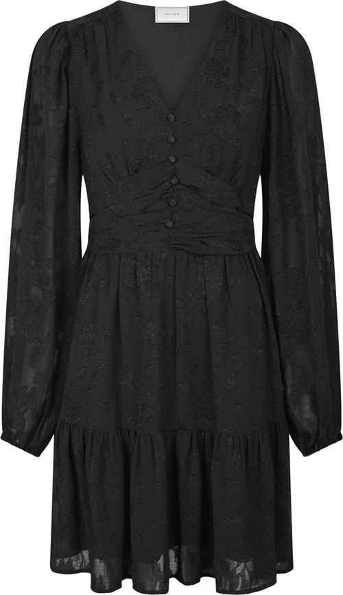 Neo Noir Rihana Burnout Dress Kvinde Black Korte Kjoler Str 36 - hos Magasin