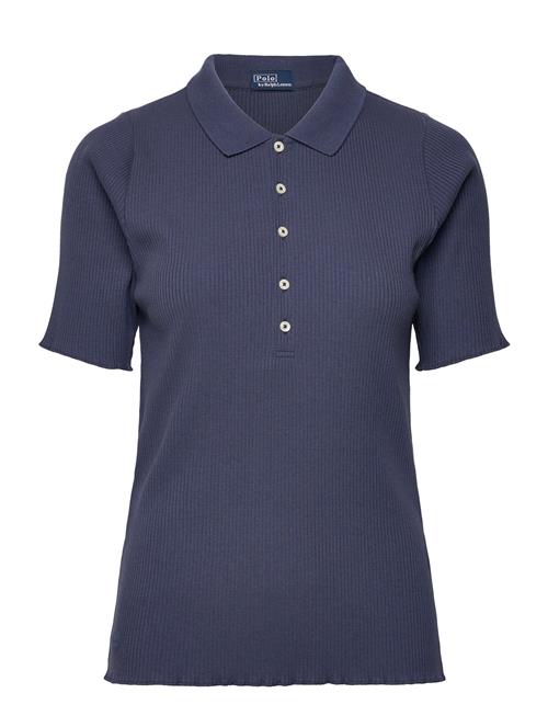 Polo Ralph Lauren Ribbed Polo Shirt Polo Ralph Lauren Navy