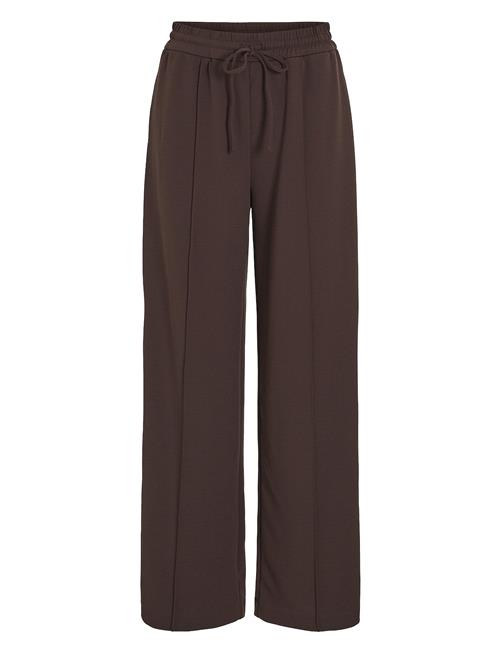 Vila Viclua Hw Wide Pants-Noos Vila Brown