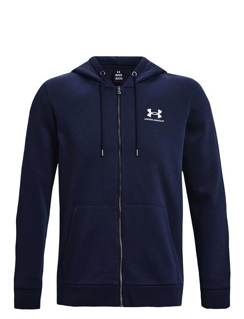 Se Under Armour Ua Essential Fleece Fz Hood Under Armour Navy ved Booztlet