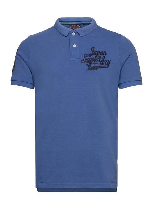 Superdry Applique Classic Fit Polo Superdry Blue