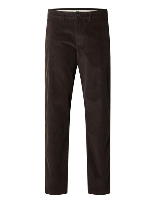 Se Selected Homme Slh196-Straight Miles Cord Pants W Noos Selected Homme Brown ved Booztlet