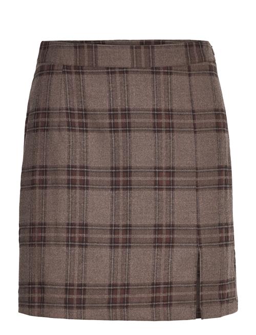 A-View Annali Check Skirt A-View Brown