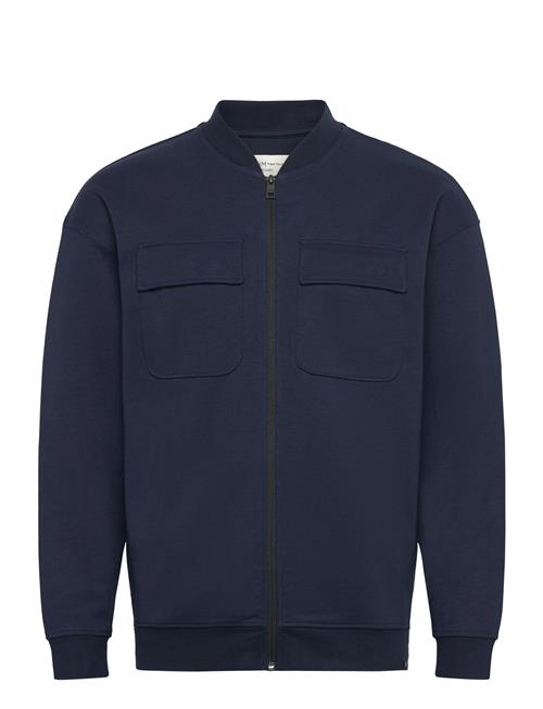 Relaxed Sweat Bomberjacket Tom Tailor Navy