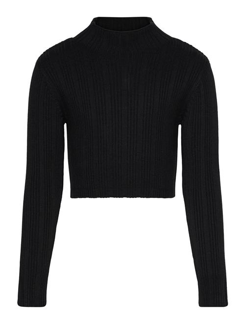 Cropped Knit Pullover Tom Tailor Black