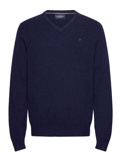 Hackett London Lambswool V Neck Hackett London Navy