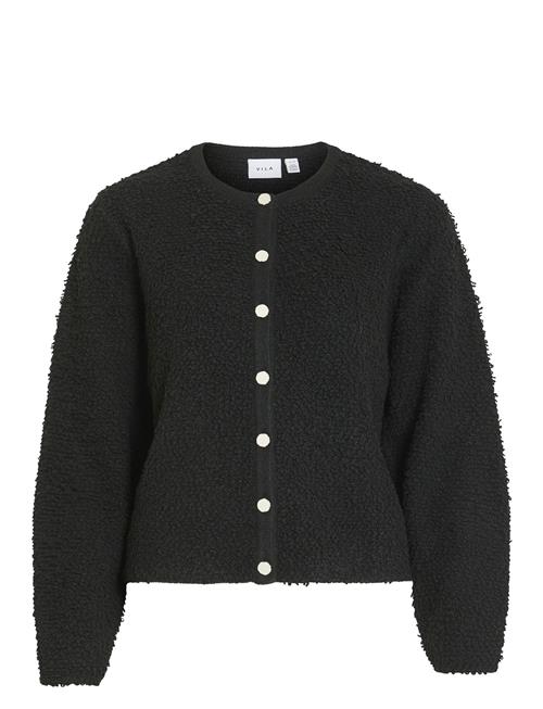 Vila Vipaza O-Neck L/S Knit Jacket Vila Black