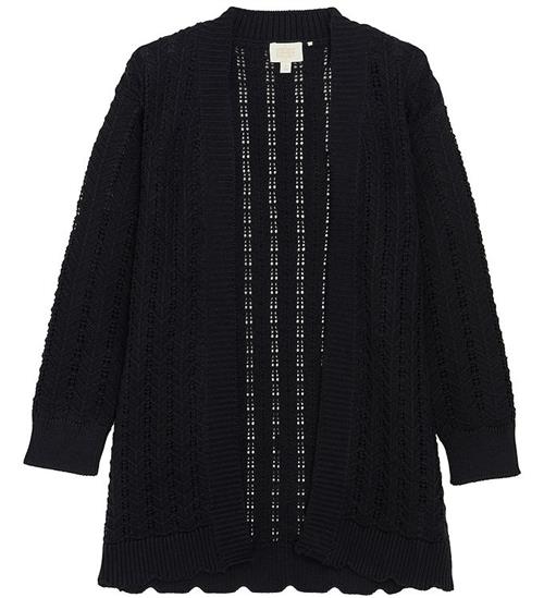 Se Creamie Cardigan - Cardigan Long - Black ved KidsWorld