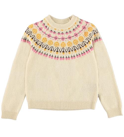 Se Molo Bluse - Strik - Gretchen - Uld/Arkyl - Nordic Forest ved KidsWorld