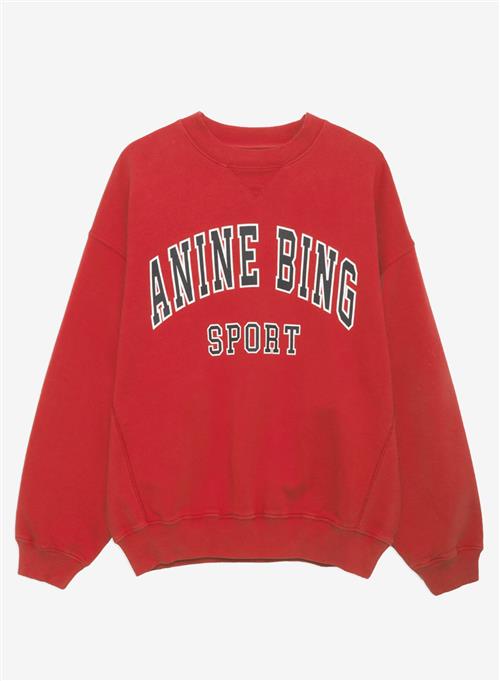 Se Anine Bing Jaci Sweatshirt Red ved Number Nine