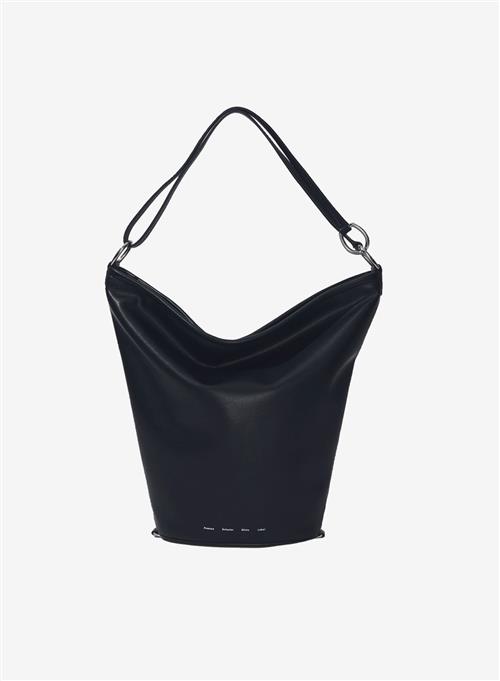 Se Proenza Schouler White Label Spring Bucket Bag In Leather Black ved Number Nine