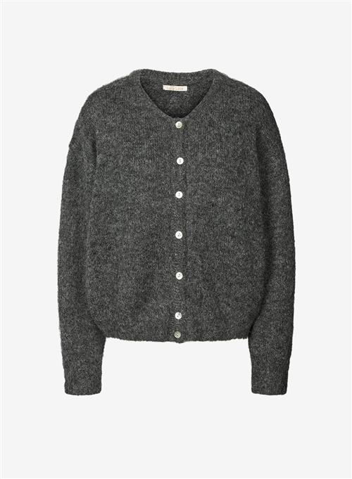 Se Lili Cardigan Mørkegrå ved Number Nine