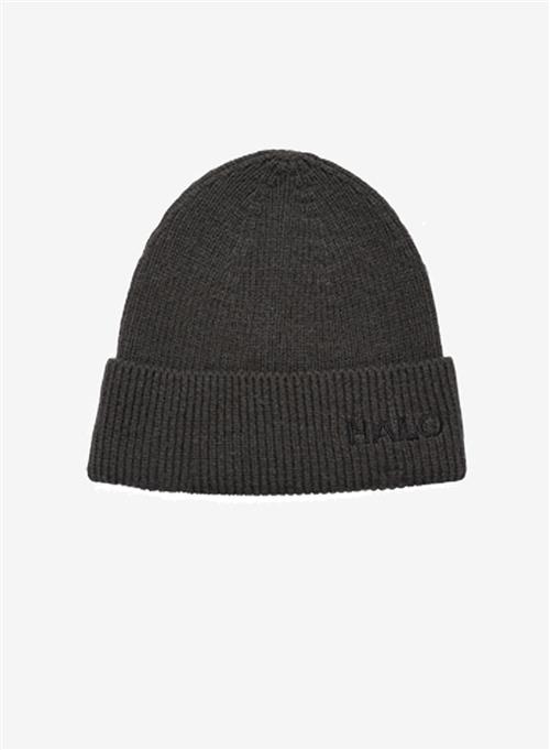 Se Halo Wool Mix Beanie Raven ved Number Nine