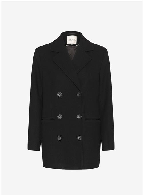 My Essential Wardrobe FrannieMW Short Coat Black