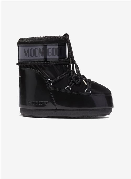 Se Moon Boot Icon Low Glance Black ved Number Nine