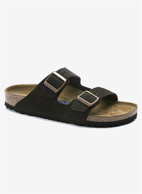 Birkenstock Arizona Soft Footbed Suede Leather Mocca