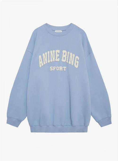 Se Anine Bing Tyler Sweatshirt Capri Blue ved Number Nine