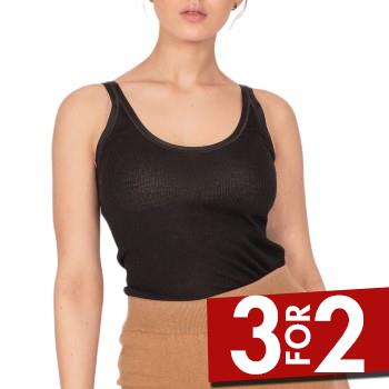 Pierre Robert X Jenny Skavlan Wool Camisole Sort merinould S/M Dame