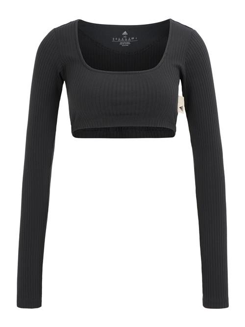 ADIDAS SPORTSWEAR Funktionsbluse 'Studio Lounge Ribbed '  antracit