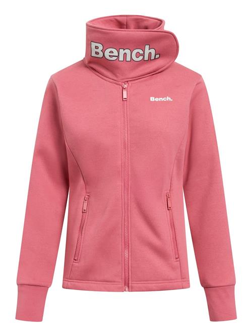 BENCH Sweatjakke 'Haylo'  pink / hvid