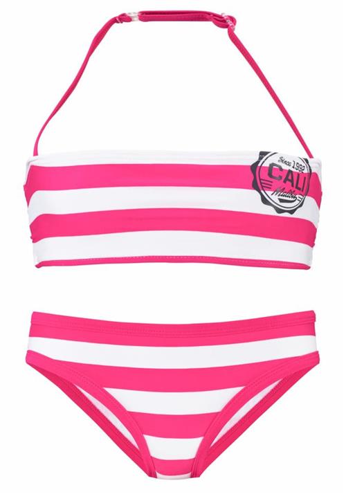 Se BENCH Bikini  pink / sort / hvid ved About You