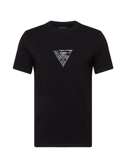 GUESS Bluser & t-shirts 'JIMMY'  sort / hvid