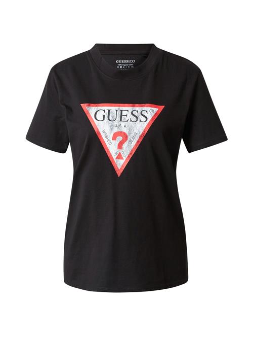 Se GUESS Shirts 'Classic'  rød / sort / hvid ved About You