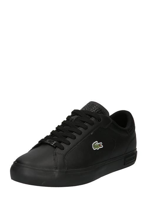 LACOSTE Sneaker low 'Powercourt'  grøn / sort