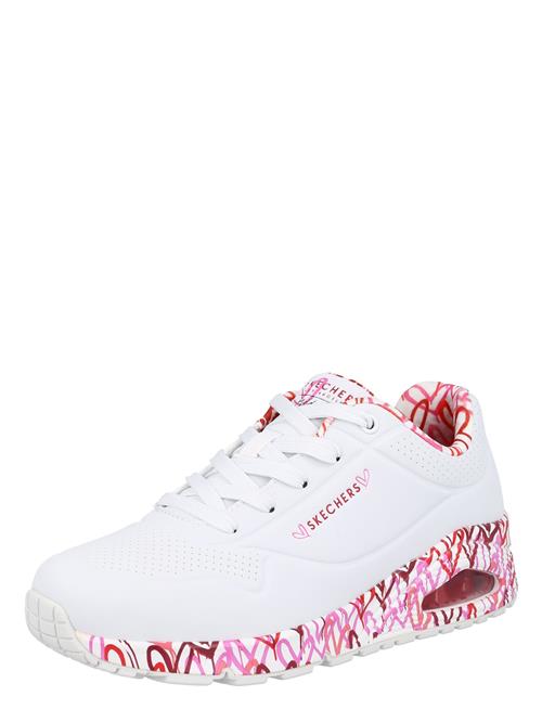 Se SKECHERS Sneaker low 'Loving Love'  lilla / pink / rød / hvid ved About You