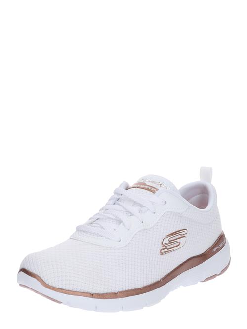 Se SKECHERS Sneaker low 'Flex Appeal 3.0'  bronze / hvid ved About You