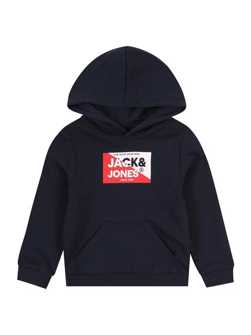 Jack & Jones Junior Sweatshirt 'JJNOLAN'  navy / rød / hvid