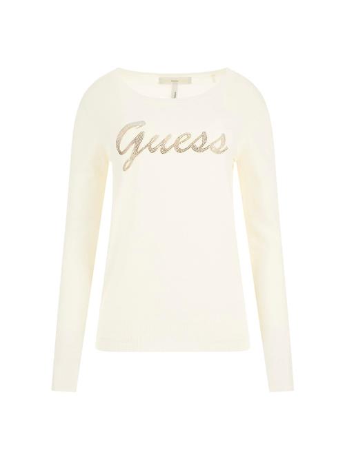 GUESS Pullover 'Helene'  guld / hvid