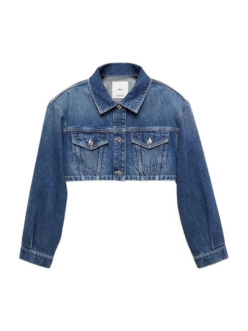 MANGO Overgangsjakke 'Willow'  blue denim