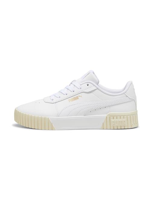 Se PUMA Sneaker low 'Carina 2.0'  guld / hvid ved About You