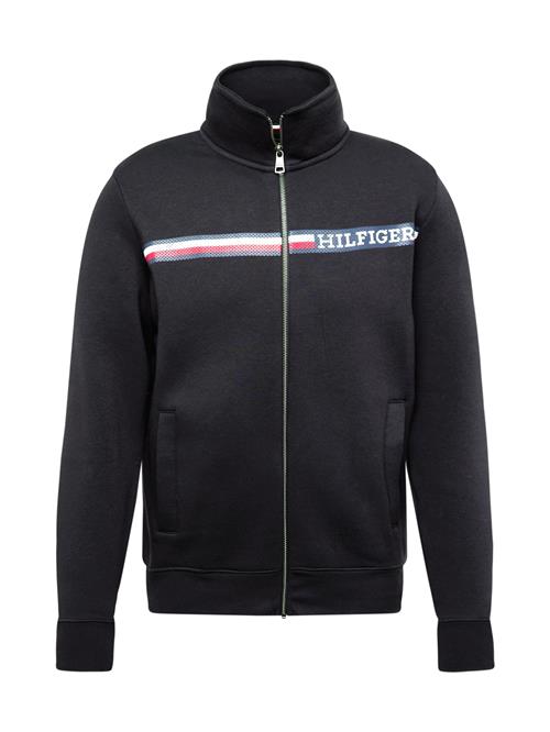 TOMMY HILFIGER Sweatjakke  marin / rød / sort / hvid