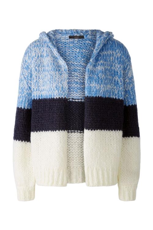 Se OUI Cardigan  blå / navy / offwhite ved About You