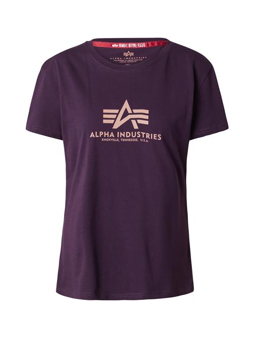 ALPHA INDUSTRIES Shirts  brombær / abrikos