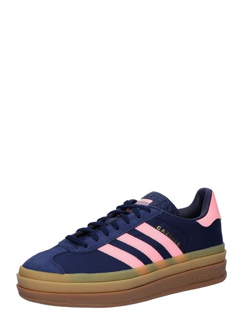 ADIDAS ORIGINALS Sneaker low 'GAZELLE BOLD'  ensian / mørkeblå / guld / lyserød