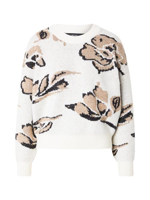 Se VERO MODA Pullover 'VMESTRID'  beige / lysebeige / sort ved About You