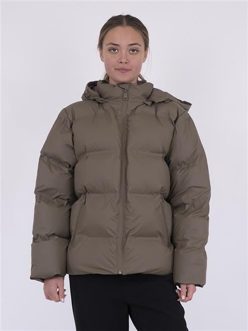 Neo Noir Fox C Water Repellent Puffer Jacket Kvinde Dark Taupe Dunjakker Str 42 - hos Magasin