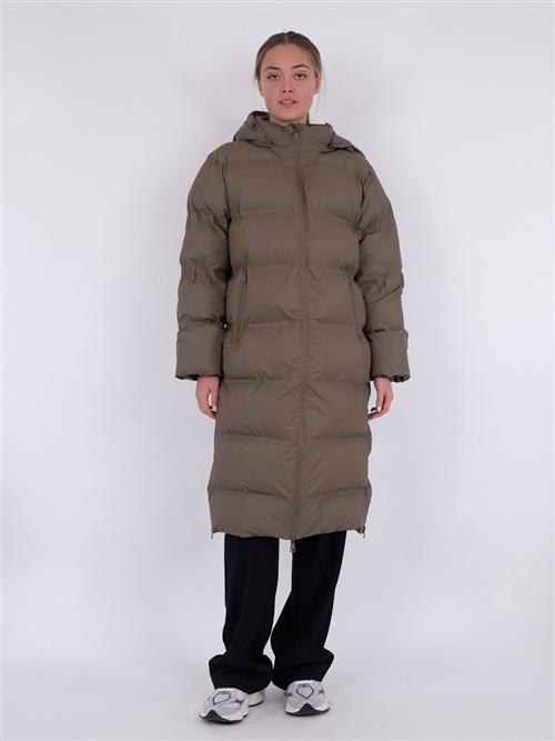 Neo Noir Viviana C Water Repellent Puffer Jacket Kvinde Dark Taupe Overgangsjakker Str 38 - hos Magasin