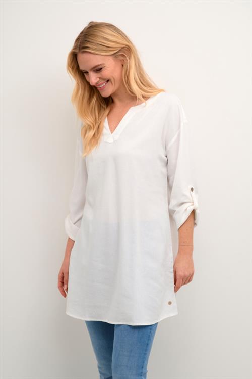 Cream Crventa Tunic Kvinde Snow White Tunikaer Regular Fit Str 36 - hos Magasin