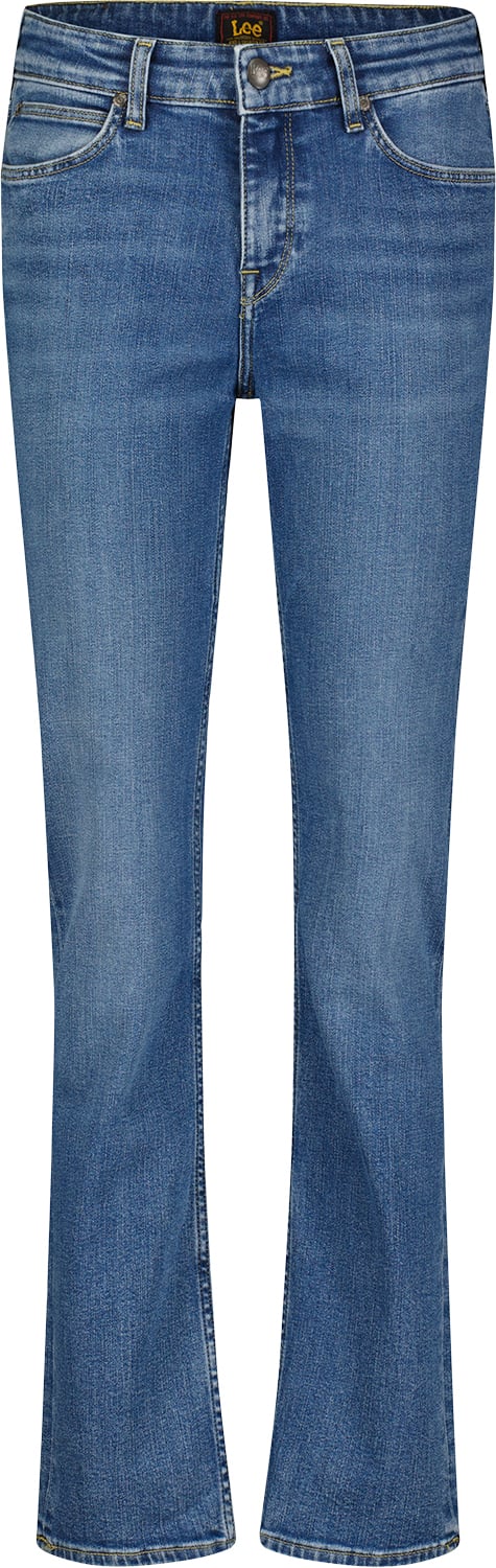 Se Lee Marion Straight Kvinde Blå Jeans Straight Fit Str 26/31 - hos Magasin ved Magasin